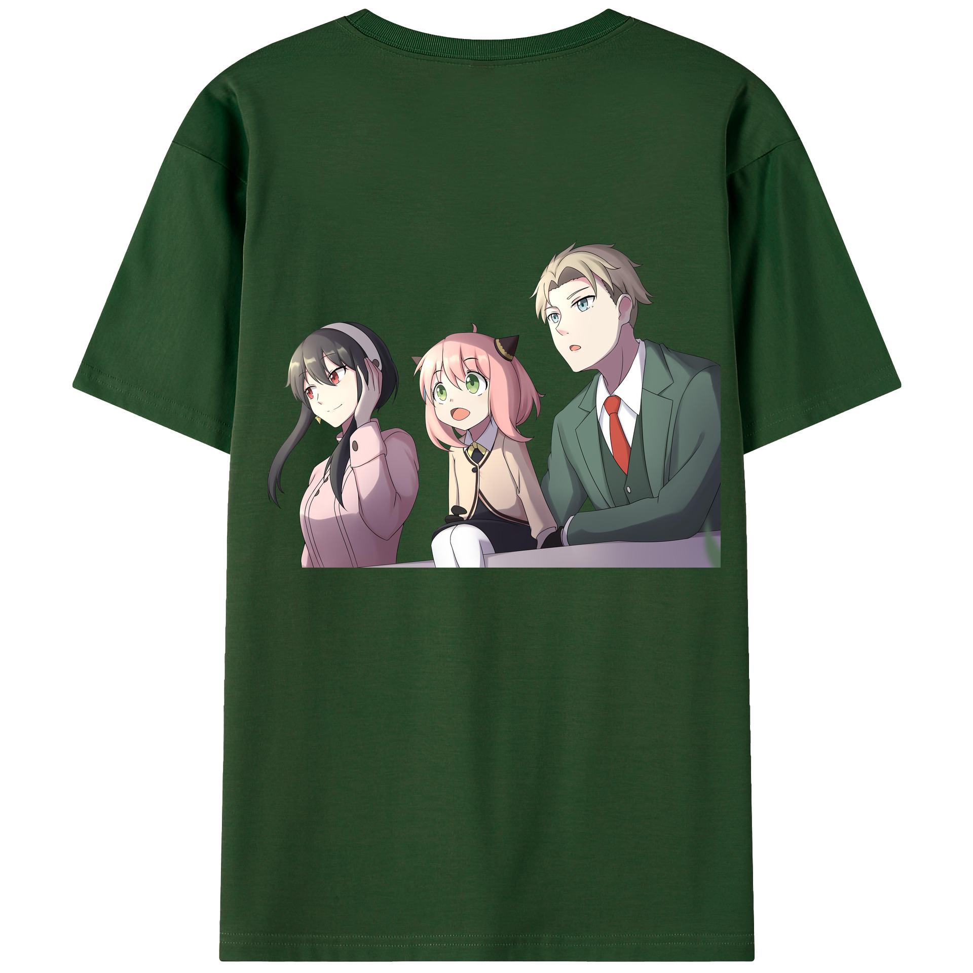 （画像用） SPY×FAMILY间谍家家酒 綿100％半袖Tシャツ（背面プリント）